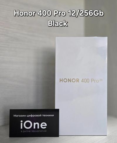 Лот: 25756344. Фото: 1. Honor 400 Pro 12/256Gb Black... Смартфоны