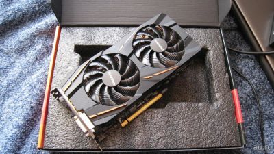 Лот: 11922034. Фото: 1. gigabyte rx 580 gaming. Видеокарты