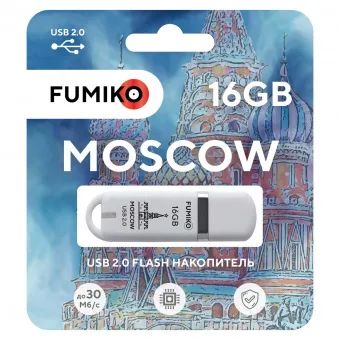 Лот: 17133937. Фото: 1. 16GB накопитель Fumiko Moscow... USB-флеш карты