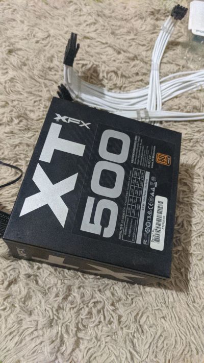 Лот: 19470611. Фото: 1. Блок питания 500w 80+ bronze XFX... Корпуса, блоки питания
