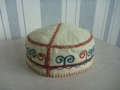 Лот: 15914482. Фото: 1. Тюбетейка войлочная. Обхват головы... Головные уборы