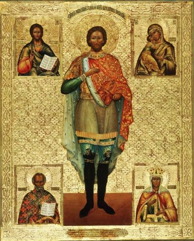 Лот: 13236766. Фото: 1. икона святой благоверный князь... Иконы