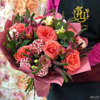 Лот: 13427615. Фото: 1. Лот № 85 Букет активный - 3300р... Свежие цветы