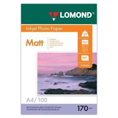 Лот: 13926966. Фото: 1. Бумага А4 "Lomond" 170 г/мкв 100... Бумага