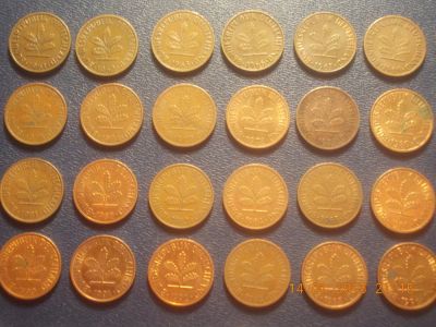 Лот: 4965858. Фото: 1. Германия 24 монеты-одним лотом... Германия и Австрия