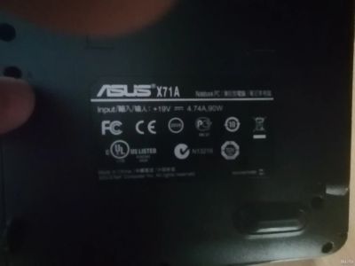 Лот: 17758803. Фото: 1. Asus x71a. Ноутбуки