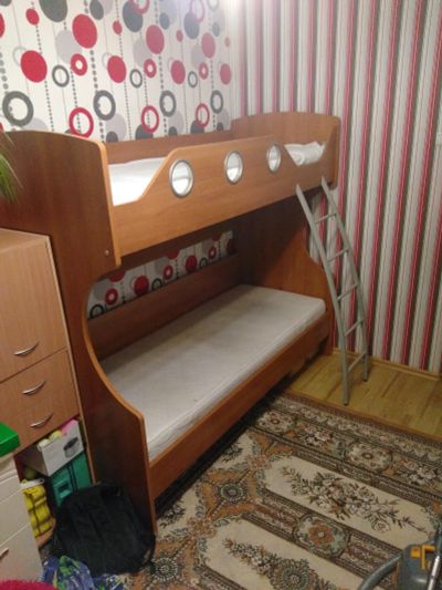 Лот: 16532231. Фото: 1. Двухъярусная кровать. Кровати