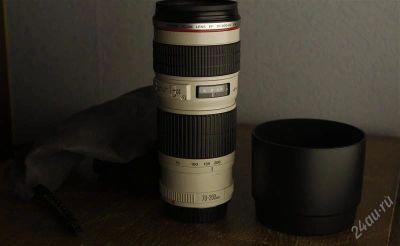 Лот: 2761236. Фото: 1. Canon 70-200/4L USM на гарантии... Объективы
