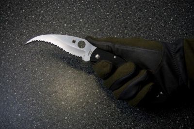 Лот: 6989763. Фото: 1. Нож Spyderco Civilian реплика... Ножи, топоры