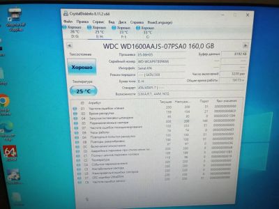 Лот: 24377974. Фото: 1. Жесткий диск WD 160гб. Жёсткие диски (HDD)