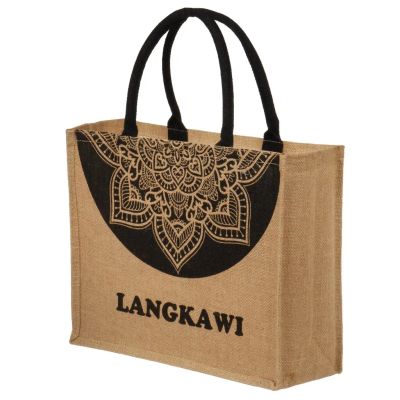 Лот: 25545651. Фото: 1. Сумка пляжная джут, 42х33, Langkawi... Сумки
