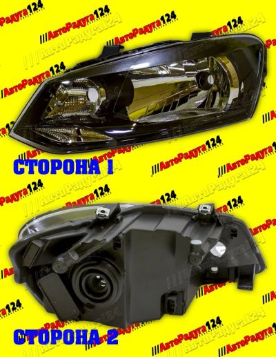 Лот: 19340297. Фото: 1. Фара Volkswagen Polo (2010-) левая... Оптика и освещение