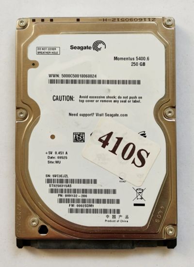 Лот: 18162688. Фото: 1. Жесткий диск SATA-II 2,5 Seagate... Жёсткие диски (HDD)