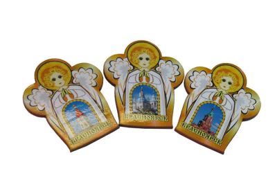 Лот: 10552183. Фото: 1. Магнит "Соборы Красноярска. Магниты сувенирные