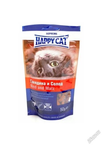Лот: 5564969. Фото: 1. Лакомство Happy Cat Supreme для... Корма
