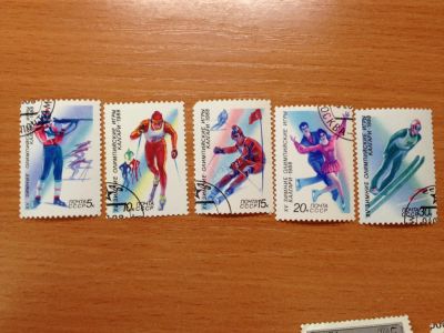 Лот: 5123765. Фото: 1. 1988 15-ые зимние Олимпийские... Марки