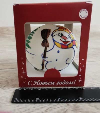Лот: 19625481. Фото: 1. Игрушка новогодняя "шар". Гирлянды, шарики, новогодние аксессуары
