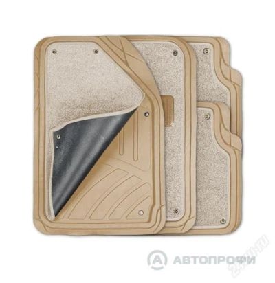 Лот: 2640438. Фото: 1. Ковры с отстегивающимся ковролином... Чехлы, коврики, оплетки руля