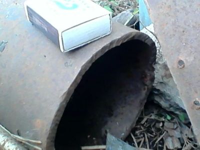 Лот: 579592. Фото: 1. труба стальная (возможен обмен... Печи для бани, сауны
