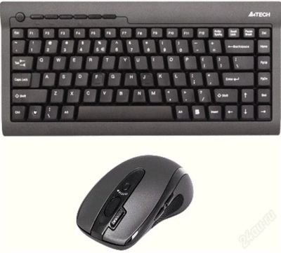 Лот: 1262565. Фото: 1. A4-Tech G6 Saver Wireless Keyboard... Клавиатуры и мыши