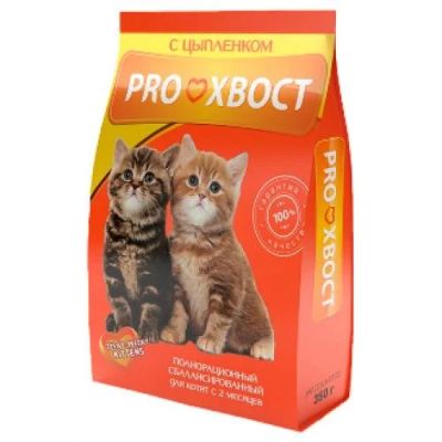 Лот: 11168842. Фото: 1. Сухой корм PROхвост для котят... Корма