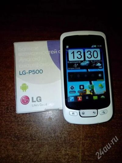 Лот: 2633265. Фото: 1. LG P500 Optimus One. Смартфоны