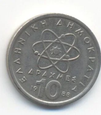 Лот: 3495696. Фото: 1. 10 драхм Греция. Европа