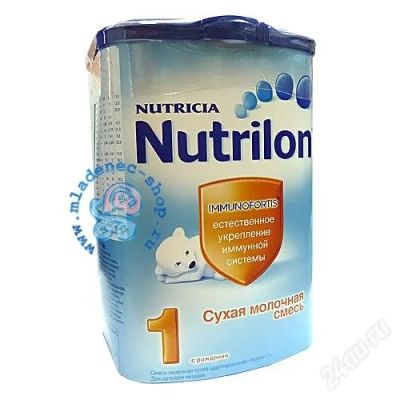 Лот: 2483968. Фото: 1. Молочная смесь Нутрилон 1 с рождения... Детское питание