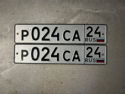 Лот: 24414410. Фото: 1. Продам гос.номер Р 024 СА 24. Госномера