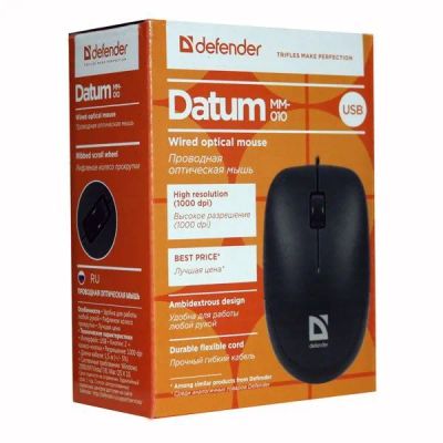 Лот: 22146986. Фото: 1. МЫШЬ ПРОВОДНАЯ DEFENDER DATUM... Клавиатуры и мыши