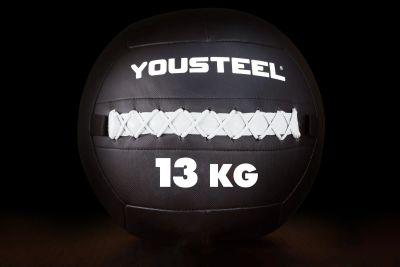 Лот: 25047027. Фото: 1. Набивной мяч BLK 13кг YouSteel. Фитнес, аэробика и гимнастика