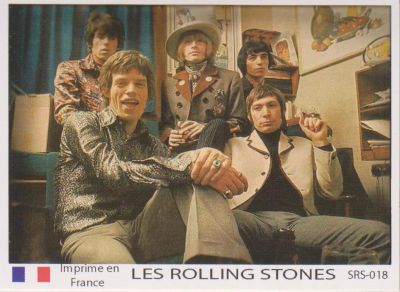 Лот: 10613697. Фото: 1. Rolling Stones коллекционная карточка... Наклейки, фантики, вкладыши