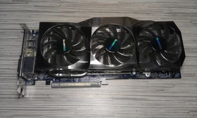Лот: 3230624. Фото: 1. Gigabyte Radeon HD 6870 1024Mb... Видеокарты