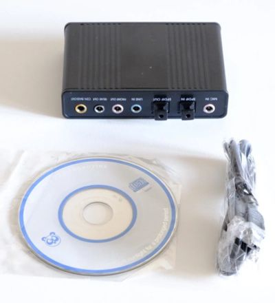 Лот: 11280978. Фото: 1. Звуковая карта USB 2.0. 5 x Jack... Звуковые карты