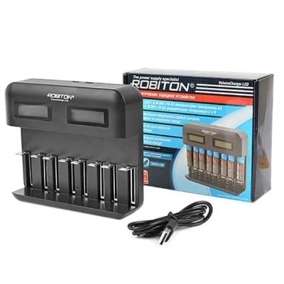 Лот: 21516229. Фото: 1. З/У Mh Robiton VolumeCharger LCD... Зарядные устройства, блоки питания для бытовой техники