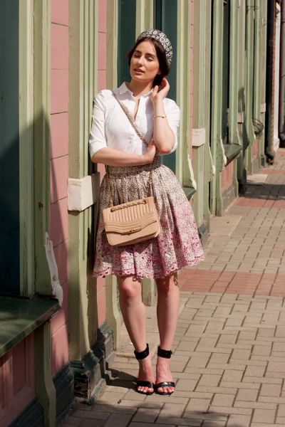 Лот: 8783512. Фото: 1. Юбка нежная шифон Новая!. Юбки