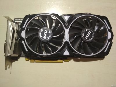 Лот: 15769893. Фото: 1. Radeon RX 570 4Gb MSI ARMOR OC. Видеокарты