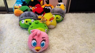 Лот: 9179777. Фото: 1. Angry birds (злые птицы) полная... Мягкие