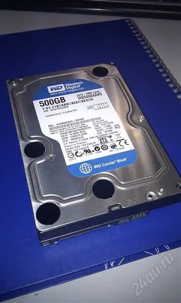 Лот: 2212362. Фото: 1. Жесткий диск HDD WD 500 Gb 16... Жёсткие диски (HDD)