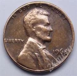 Лот: 92395. Фото: 1. США. 1 цент 1969г. Америка
