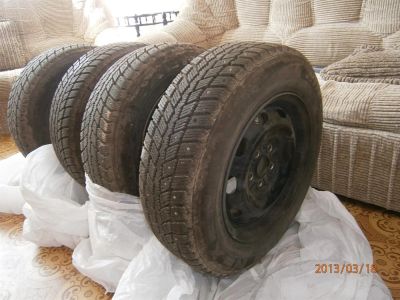 Лот: 3119129. Фото: 1. NEXEN WINGUARD 231 на штампованных... Шины на дисках