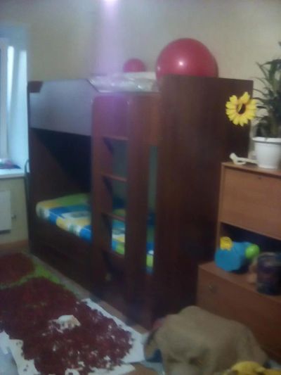 Лот: 8075966. Фото: 1. Двухъярусная кровать. Детские кровати и кроватки