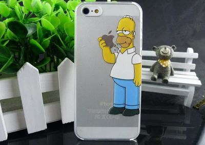 Лот: 5635229. Фото: 1. Прозрачный чехол накладка Simpsons... Чехлы, бамперы