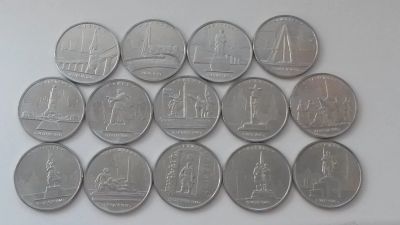 Лот: 13273381. Фото: 1. Набор 5 рублей 5 рублей 2016 г... Россия после 1991 года