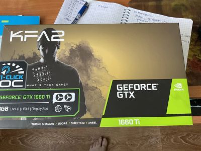 Лот: 17736954. Фото: 1. Geforce gtx 1660 Ti 1 Click OC... Видеокарты