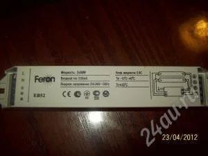 Лот: 2007511. Фото: 1. электронный балласт eb 52 feron... Другое (радиодетали  (электронные компоненты))
