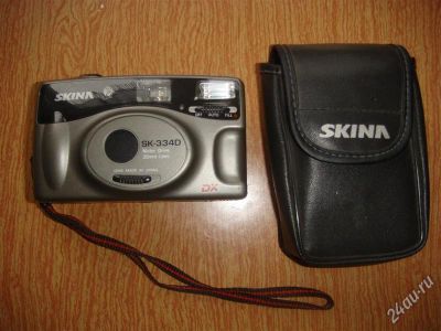 Лот: 997342. Фото: 1. фотоаппарат skinа + чехол!!!. Плёночные зеркальные