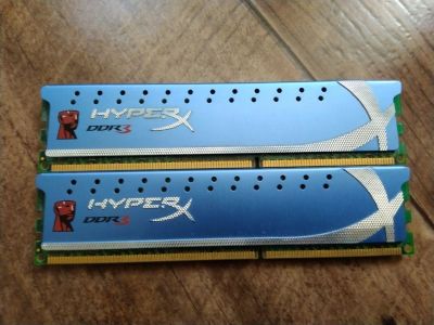 Лот: 14314181. Фото: 1. Kingston HyperX 1866Мгц 2х4Гб... Оперативная память