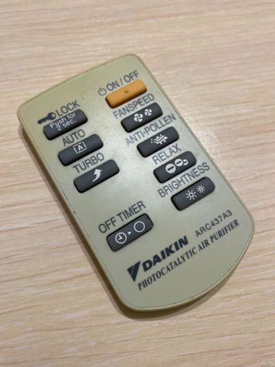 Лот: 18232676. Фото: 1. Пульт д/у Очиститель воздуха Daikin... Увлажнители и мойки воздуха