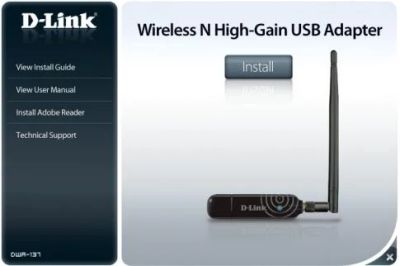 Лот: 9879531. Фото: 1. D-link DWA-137 4.0 роутер Новый. Беспроводные модемы